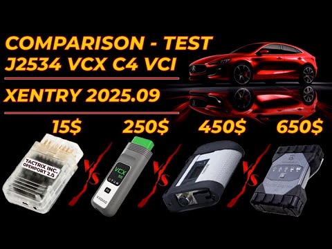 Видео: Подробный Тест и Сравнение Диагностических Сканеров Openport 2.0 C4 VCX SE / Xentry 2025.09 Mercedes