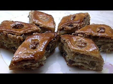 Видео: Пирог "Сочинский" с ореховой начинкой.