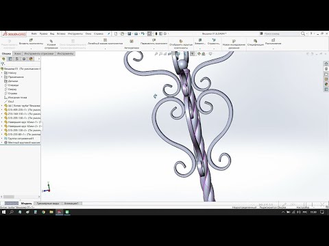 Видео: Холодная ковка. Проектирование в SolidWorks.