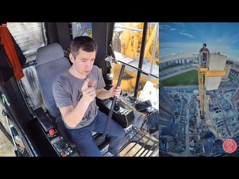Видео: Крановщик. Раскрываю секреты. Монтаж и съемка на высоте. video editing and video shooting on a crane