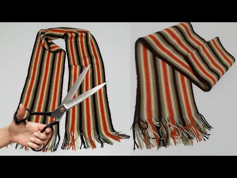 Видео: Очень полезная переработка всего одним шарфом, который понравится всем