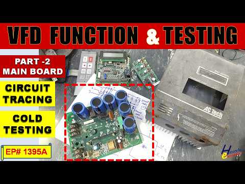 Видео: Объяснение схемы силовой платы VFD | Советы по холодному тестированию и ремонту
