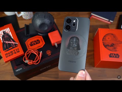 Видео: Распаковка OPPO Reno14 F Star Wars "Dark Side Limited Edition"!