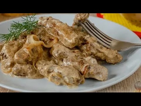 Видео: Готовлю печень с очень интересным вкусом. Нежнее, сочнее и вкуснее печёнки у меня не получалось.