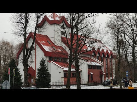 Видео: Калининград ул.Горького и живописный немецкий квартал вилл и особняков - МАРАУНЕНХОФ.