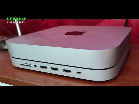 Видео: Обзор распаковка Док-станция Satechi Stand Hub with NVMe SSD для Mac Mini