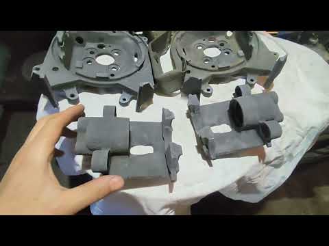 Видео: Фосфатирование металла и покраска суппортов.