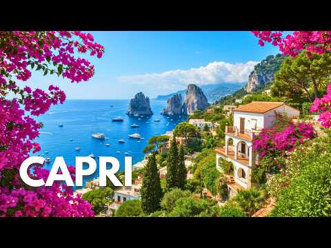 Видео: КАПРИ, ИТАЛИЯ – Пешеходный тур 4K HDR | Роскошь & Шик ✅