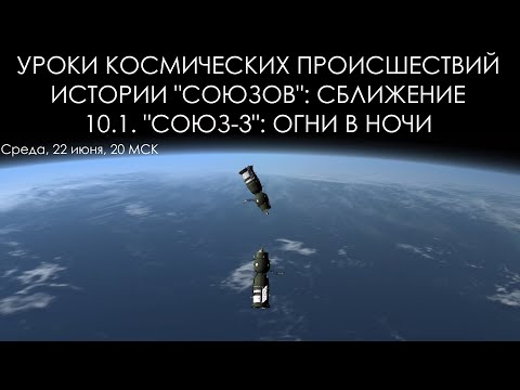 Видео: Уроки космических происшествий 10.1: "Союз-3" - Огни в ночи