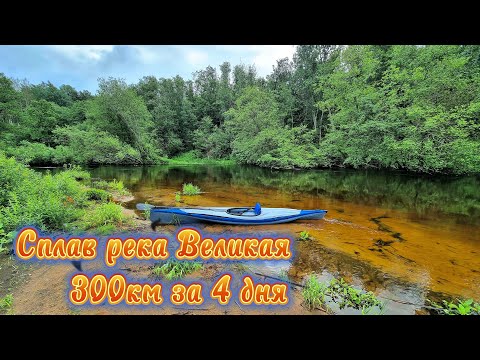 Видео: Сплав река Великая 300км 7-я часть