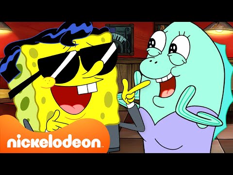 Видео: Губка Боб | Самые крутые моменты с Губкой Бобом в 50 минутах! | Nickelodeon Cyrillic