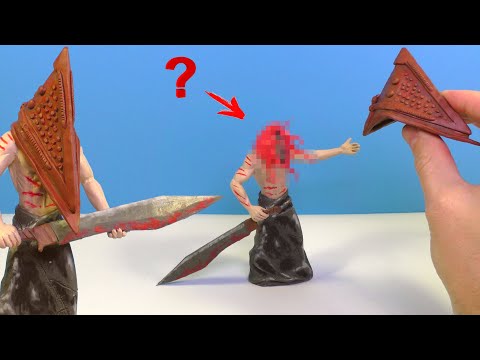 Видео: Пирамидоголовый из Silent Hill. Что скрывается под шлемом? | Видео Лепка