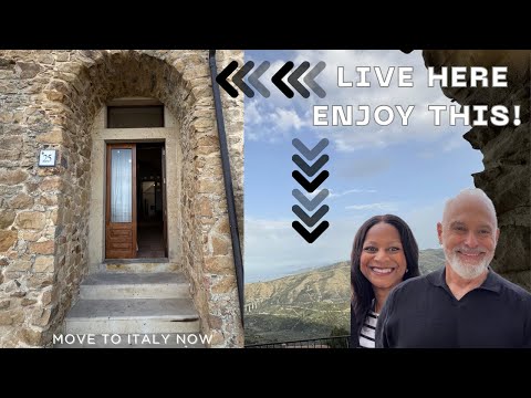 Видео: Отреставрированный каменный дом XVII века в Италии с потрясающим видом на море