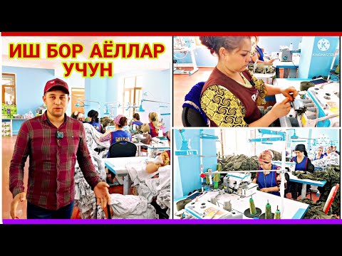 Видео: АЁЛЛАР УЧУН ИШ БОР. ТИКУВЧИЛИК ЦЕХИДА.