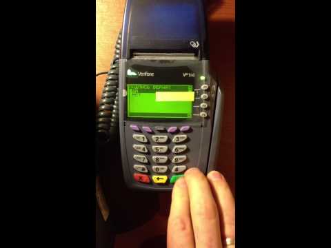 Видео: оплата банковскими картами в POS-терминале Verifone 510