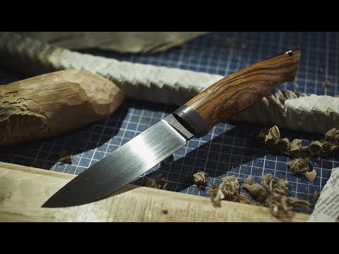 Видео: CPM S110V от KnifeWood рез каната (джут 14мм в 4 раза)