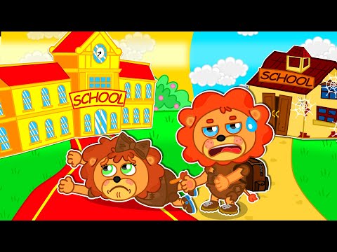 Видео: Маша и Леопольд. Богатая и бедная школа - Серии для всей семьи - Lion Family на русском - Мультик