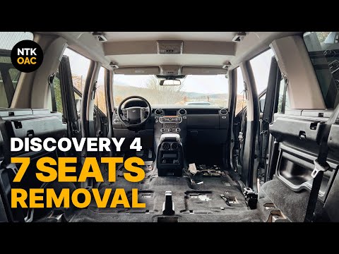 Видео: Как снять все 7 сидений на Land Rover Discovery 4 LR4