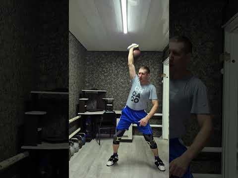 Видео: Гиря 29кг рывок 10мин правой рукой 156раз. (18.10.2025)
