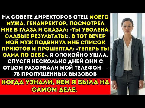 Видео: Мой тесть, генеральный директор, сказал «Ты уволен». Несколько месяцев спустя я с нуля построил