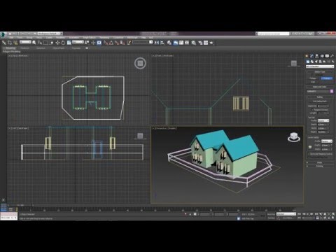 Видео: 3D Max. Упражнение №10. Архитектурные объекты. Создание дома.