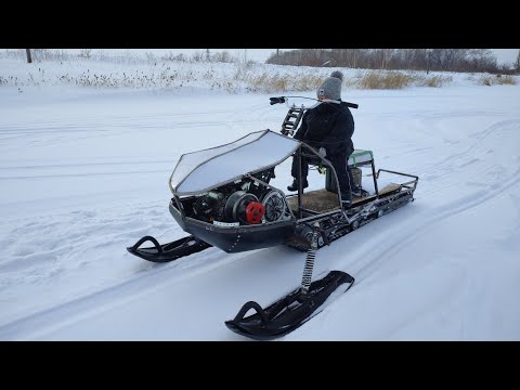 Видео: Карбюратор pwk 32 (Keihen) на самодельный снегоход "Путик".
