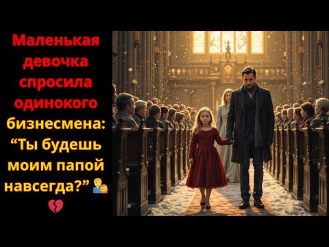 Видео: Маленькая девочка спросила одинокого бизнесмена: “Ты будешь моим папой навсегда?” 👨‍👧💔
