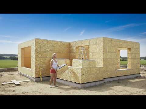 Видео: Строительство недорогого дома за 4 дня из кубиков Lego Gablok | @Gablok-maison-kit