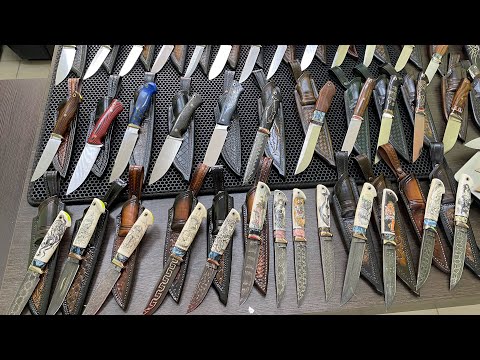 Видео: Продажа выставочных авторских ножей.Эксклюзив | Sale of exhibition author's knives. Exclusive
