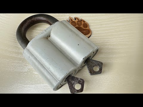 Видео: Как вскрыть навесной дисковый замок ЧЗ. Челлендж.