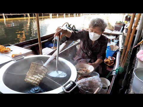 Видео: 40 лет опыта! Рисовая лапша, пад тай и омлеты всего за 1 доллар | Таиландская уличная еда
