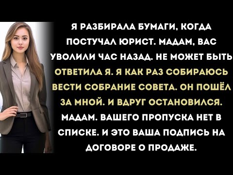 Видео: Меня уволили перед собранием — а потом я стал главным и уволил директора.
