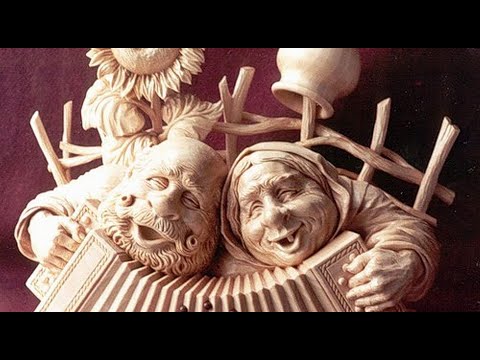 Видео: Резные деревянные фигурки. wooden figurines .. SMart1961.
