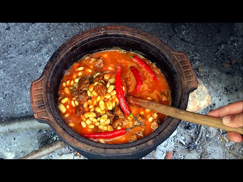 Видео: Эпическое турецкое рагу из белой фасоли с мясом | Рецепт овощного плова с булгуром