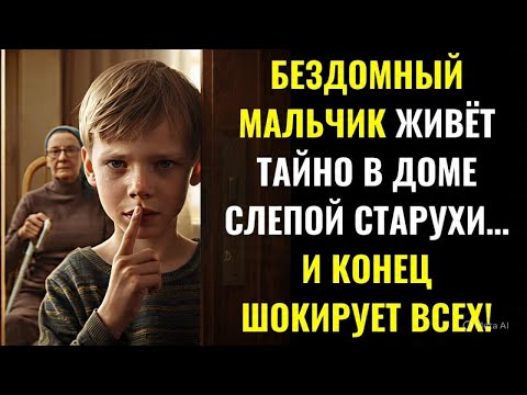 Видео: БЕЗДОМНЫЙ МАЛЬЧИК ЖИВЁТ ТАЙНО В ДОМЕ СЛЕПОЙ СТАРУХИ… И КОНЕЦ ШОКИРУЕТ ВСЕХ!