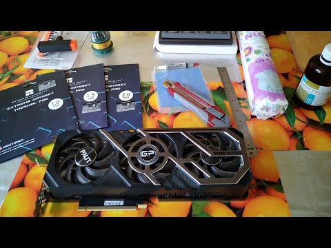 Видео: замена термопрокладок на 3080 12 gb palit gaming pro (1)