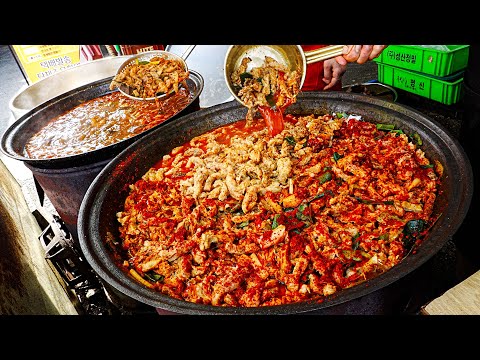 Видео: Живая трансляция! Мастера уличной еды с традиционного корейского рынка - Корейская уличная еда