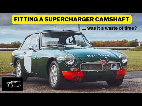 Видео: Supercharged MGB - изменит ли все установка специального распредвала для Supercharger?