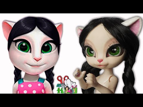 Видео: ГОВОРЯЩАЯ АНДЖЕЛА ❤️ КУКЛА-КОШКА/ООАК/часть 6/My Talking Angela/Muza Rukodeliya 🌺