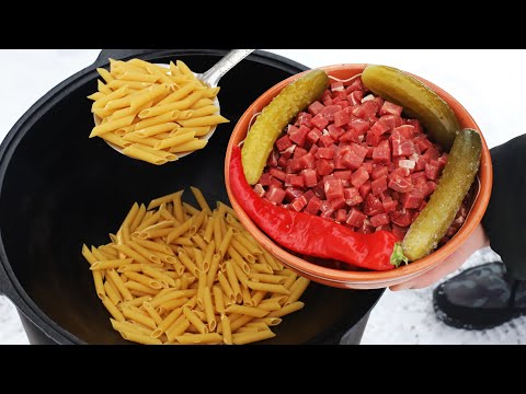 Видео: МАКАРОНЫ ПО-СМОЛЕНСКИ В КАЗАНЕ