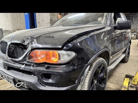 Видео: BMW X5 E53  Восстановление 1 часть