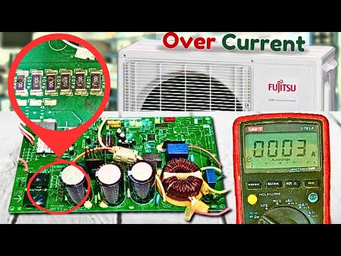 Видео: Исправление цепи кондиционера Fujitsu, поврежденной из-за перегрузки по току