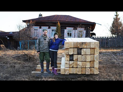Видео: К СТРОЙКЕ ГОТОВЫ! ОБУСТРАИВАЕМ НАШ ДОМ В ДЕРЕВНЕ | ТУШЕНКА В ПЕЧИ
