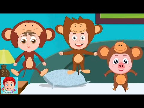 Видео: Пять Маленьких Обезьянок Песенка Для Детей И Еще Детские Стишки На Русском