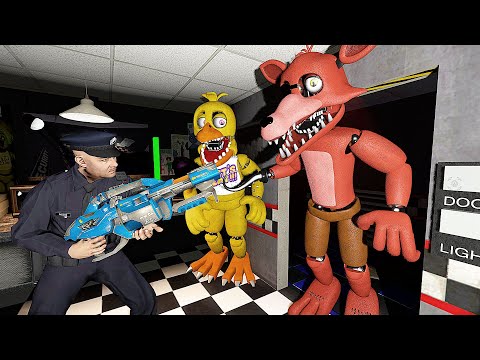 Видео: АНИМАТРОНИКИ ПУГАЮТ ОХРАННИКА FNAF COOP ► Garry's Mod