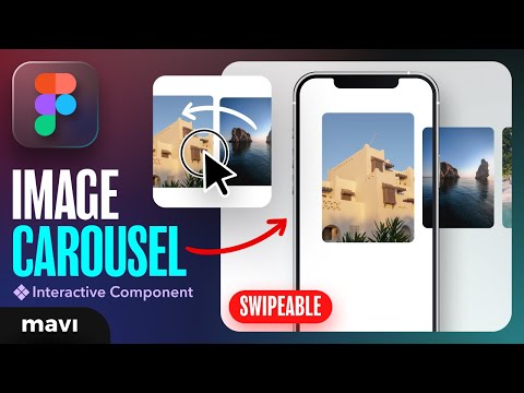 Видео: Создание перелистываемой карусели изображений в Figma (урок)