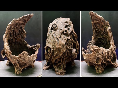 Видео: Как сделать горшок для бонсай из цемента