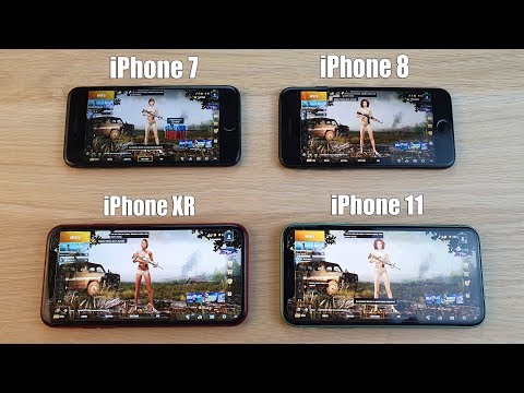 Видео: ТЕСТ PUBG НА АЙФОНАХ! iPhone 7, 8, XR, 11