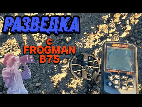 Видео: Коп монет. Разведка мест с металлоискателем FROGMAN B75. Есть НАХОДКИ.
