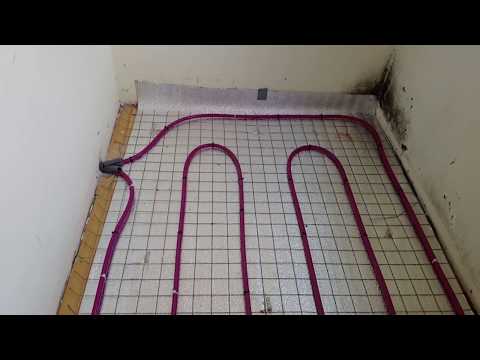 Видео: Балкон особенности водяного теплого пола от центрального отопления